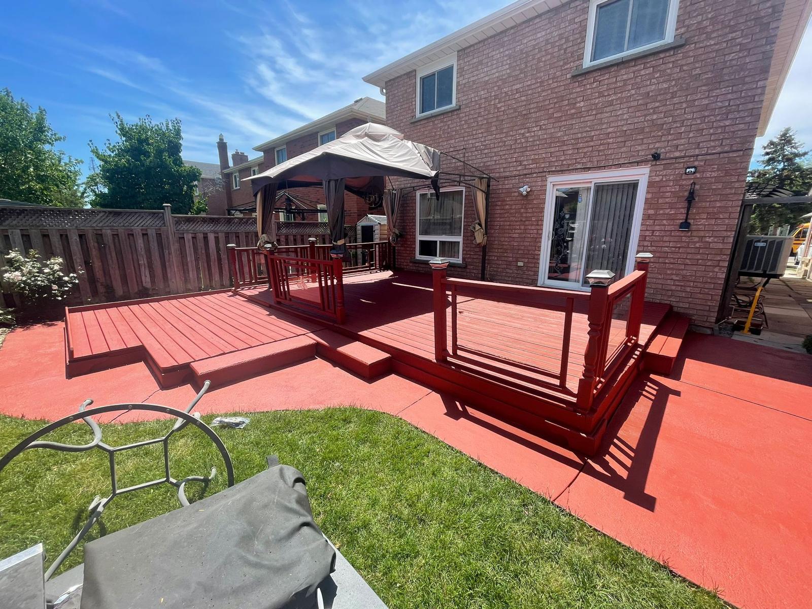 Mississauga Backyard Deck Build