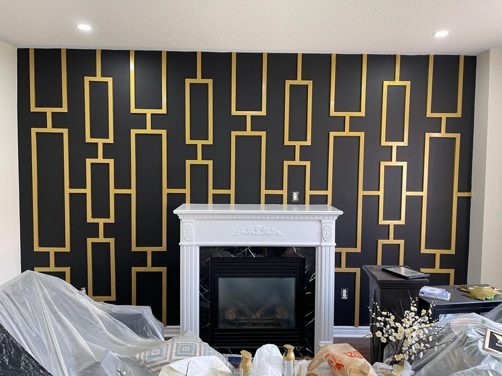Halton Hills Fireplace Feature Wall